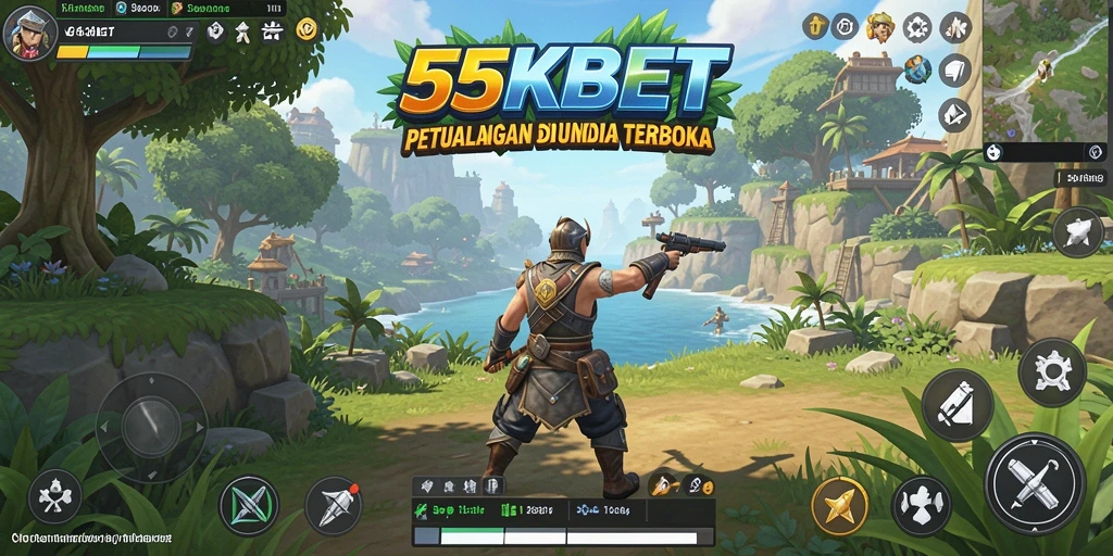 Tangkapan layar menampilkan pengalaman seru dalam dunia terbuka 55KBET.
