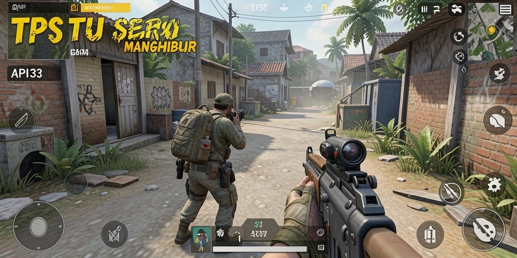 Tampilan gameplay seru dan menegangkan di API33.