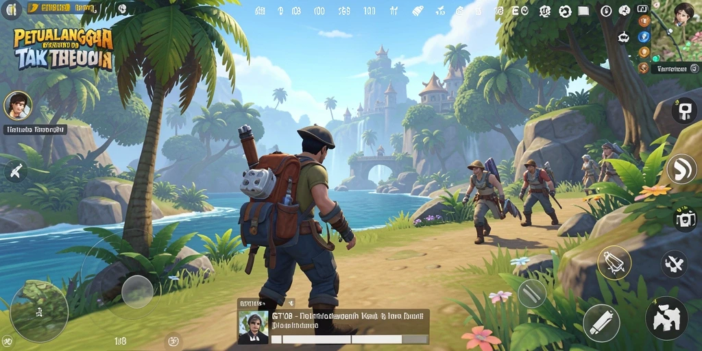 Screenshot utama GT108 menampilkan pengalaman gameplay Open World yang mendebarkan.