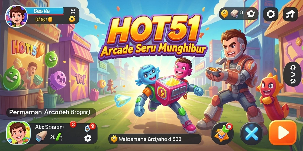 Gameplay HOT51 yang mendebarkan dan penuh warna.