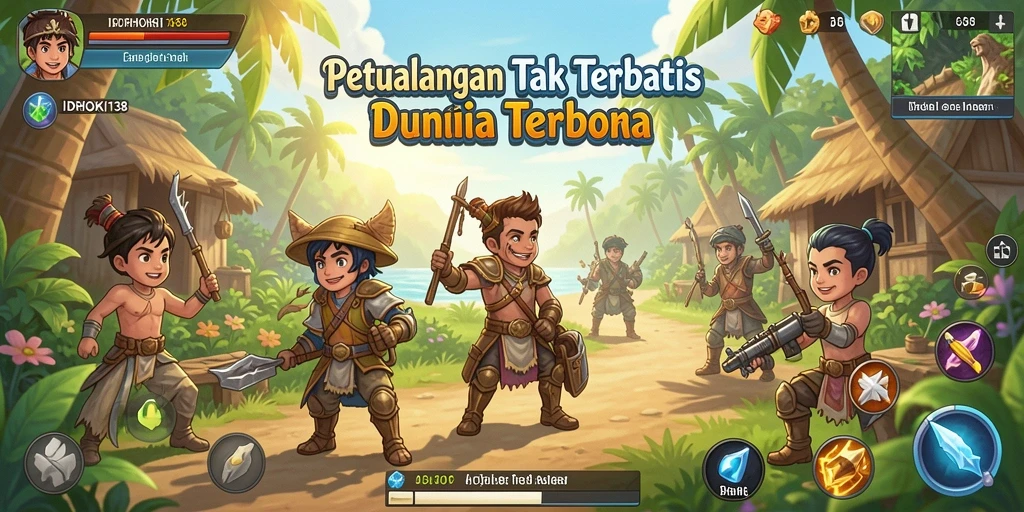 Tampilan gameplay IDRHOKI138 yang menakjubkan dalam dunia terbuka.