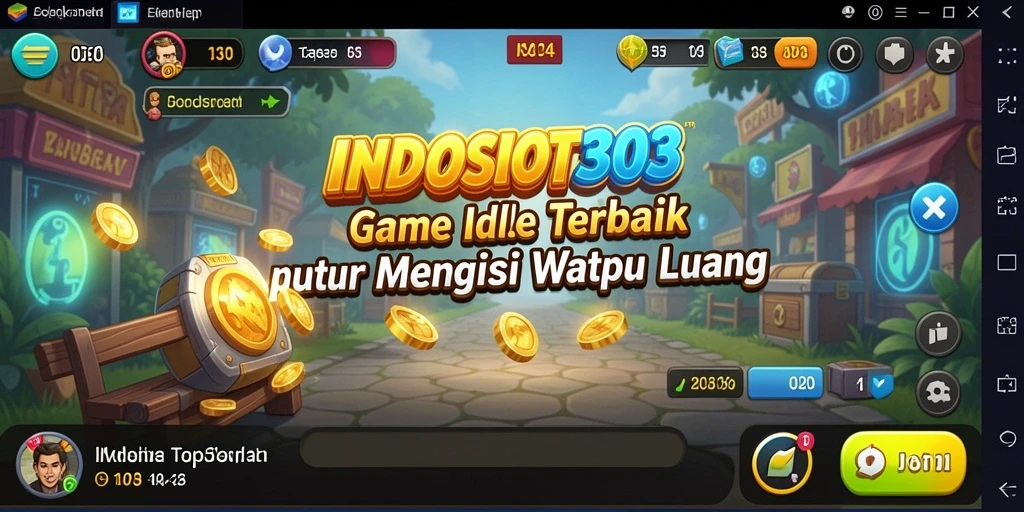 Tampilan menarik dari gameplay Idle di INDOSLOT303