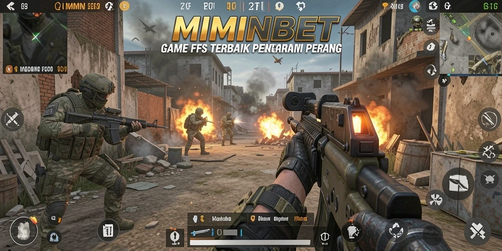 Gameplay intens di MIMINBET dengan aksi tembak-tembakan yang mendebarkan.