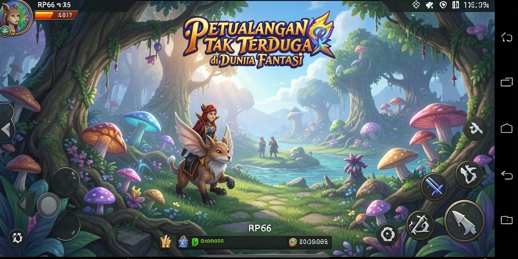 Gameplay RP66 yang penuh aksi dan petualangan