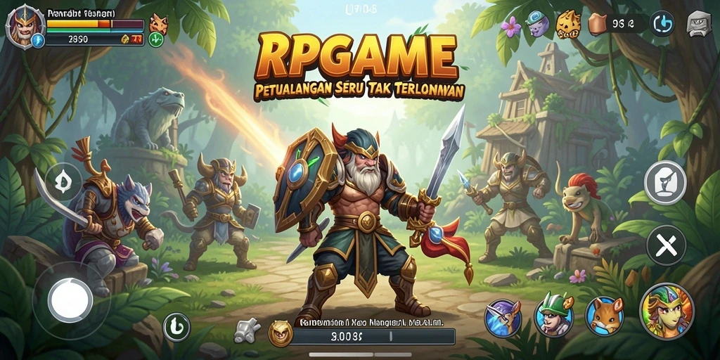 Screenshot RPGAME menampilkan momen seru dalam petualangan.